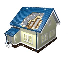 КРОВЛЯ, УТЕПЛИТЕЛЬ, ПЛЁНКИ, ВОДОСТОЧКА