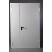 ДВЕРЬ Противопожарная ДПМ-02 EI60 RAL7035 СЕРАЯ р-р 2080х1380 мм. ЛЕВАЯ (БЕЗ стекла) масса 100 кг.