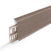 Идеал Деконика Д85 215 / ДУБ СНЕЖНЫЙ плинтус р-р 85х22х2200 мм. 1/20