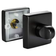 LUX-WC-SQ NERO,завертка дверная,цвет-черный 910987