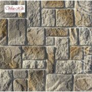 421-80 Декоративно-облицовочные изделия «Девон» Devon), 
светло-серый, плоскостной, Нормативная ширина шва 1,5 см. (Г, (0,75 м2), WH)