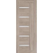 Дверное полотно LUXURY 510 Капучино 3D Браш ПО (стекло матовое белое) 2000*600