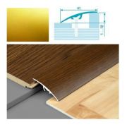 ПОРОГ разноуровневый ПР-06 ЗОЛОТО 0,9 м. 41х12 мм.(6/24)  (ПР 06.900.02)