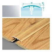 ПОРОГ стык ПС-04/3 35 мм. СЕРЕБРО 1,8 м. (6/24)  (ПС 04/3.1800.01п)