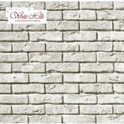 300-00 Декоративно-облицовочные изделия ЛОНДОН БРИК, белый, плоскостной. Шир. шва 1,2см ((1,16 кв.м)