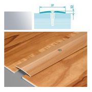 ПОРОГ стык ПС-03 СЕРЕБРО АНОД 1,8 М Н=37 ММ (6/24)  (ПС 03.1800.01Л) 23 210