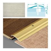 ПОРОГ разноуровневый ПР-02 ДУБ АРКТИК 0,9 м. 39,4х10 мм.(6/24)  (ПР 02.900.105)