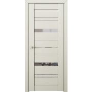 Дверь 0657 Crystal 10 800х2000 ПВХ ПЛАТИНА - ЗЕРКАЛО