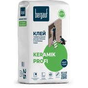 Клей Bergauf Keramik PROFi керамогранит, вн. / нар. работ 2в1 клеит и ...