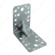 Уголок крепежный 90х90х65х2.0 усил.цинк (50) 16526