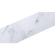карниз 240 см. УЛЬТРАКОМПАКТ Классик 70 мм 2х рядный белый мрамор с пласт.декор. планкой в инд. уп.