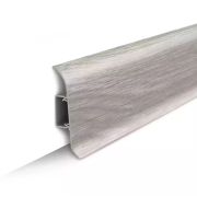 ЯСЕНЬ СЕРЫЙ 253 плинтус р-р 22х55х2200 мм. с кабель каналом ideal Классик (1/40)