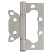 Петли ПАРА без врезки 800-4'' (100*74*2,5мм) без колп. ISPARUS матовый никель 17110