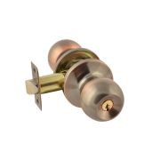 СНЯТ ручка НОРА-М ЗШ-01-STD (СТАРАЯ МЕДЬ) Защелка м/к (ключ/фикс.) 13740