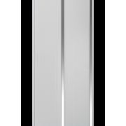 Панель ПВХ 0,24*3,0 м. 2-х секц. СЕРЕБРО, софитто