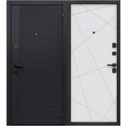 Дверь мет. Черный кварц NEW 860х2050х85 мм. ПРАВАЯ, металл. мм., Наполнитель: пенополистирол, масса 63 кг.