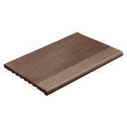 Террасная доска ступень Шоколад 22х348х3000 мм. Вельвет ДПК (Древесно-полимерный композит)