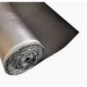 Подложка 1,5 мм. чёрная EVA с фольгированным слоем СЕРЕБРО 11 м2 шир. 1,1 м.