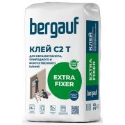 Клей для плитки BERGAUF Extra Fixer, (до 120х120 см.) 25 кг.