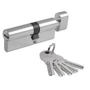 Цилиндр.мех-м STD AL ЛПВ-80 (45-35в) (хром) 19073