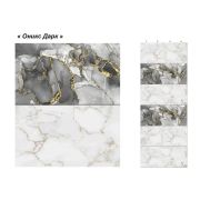 Панель Фотопечать Оникс Дарк №24-003 (0,25*2,7) (КОМПЛЕКТ 4 ШТ.)