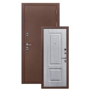 Дверь входная Dorston Grand Termo Ф-20  Антик медный/Сосна белая) ОК 860х2050х105 ЛЕВАЯ, металл 2 мм., Пенополистирол и минеральная плита