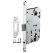 Корпус врезного замка под цилиндр PLASTIC P85C-50 CP (хром) 33625