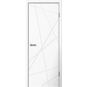 Дверь LiNE 01 р-р 800х2000 ПВХ покрытие, БЕЛЫЙ