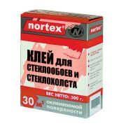 Клей сухой для стеклообоев 300 гр. Nortex (1/30)
