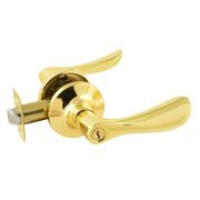 Ручка ЗВ3-01-Э (зол.) Защелка м/к (ключ/фикс.) 14044