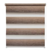 8834 Ливерпуль рулонная штора день/ночь коричневый 80*160 см