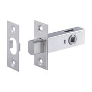 Задвижка дверная 3-45 (хром) 4022