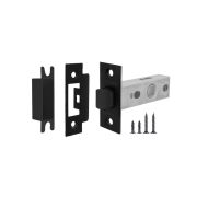 Защелка врезная PLASTIC P12-45-25 BL черный 42357