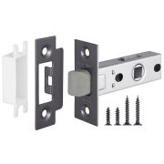 Защелка врезная PLASTIC P12-45-25 GR графит 37513