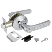 Ручка защелка 6026 CP-B (фик.) хром 36831
