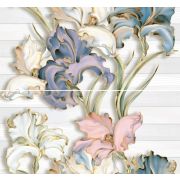 Кафель BATIK декор П83071 InterCerama Сер. 460х500х9 мм. Панно из 2-х плит